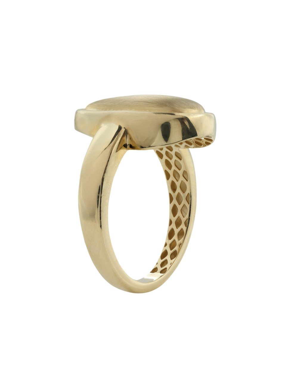 Кольцо из лимонного золота