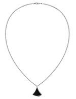 Колье из белого золота c ониксом