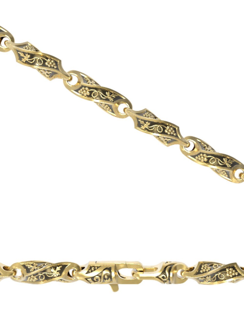 Браслет из лимонного золота