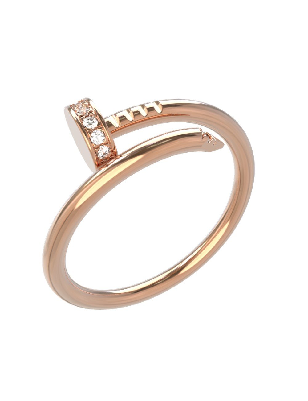 Кольцо из золота c бриллиантами