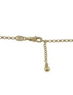 Колье из лимонного золота c бриллиантами, лазуритом и перламутром