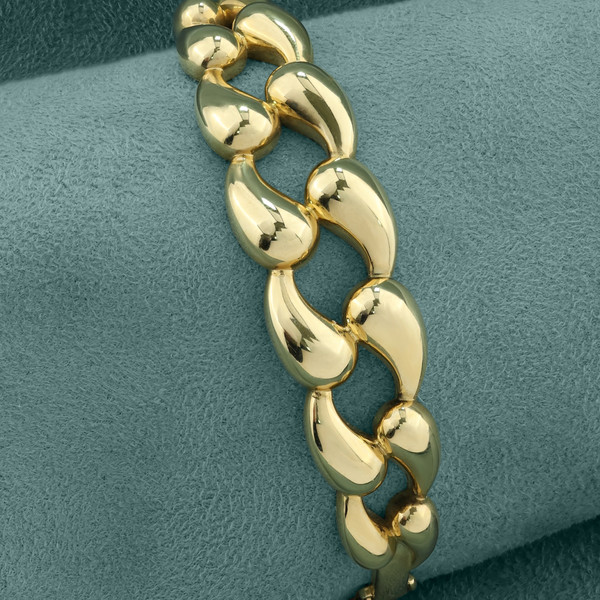 Браслет из лимонного золота 585 пробы