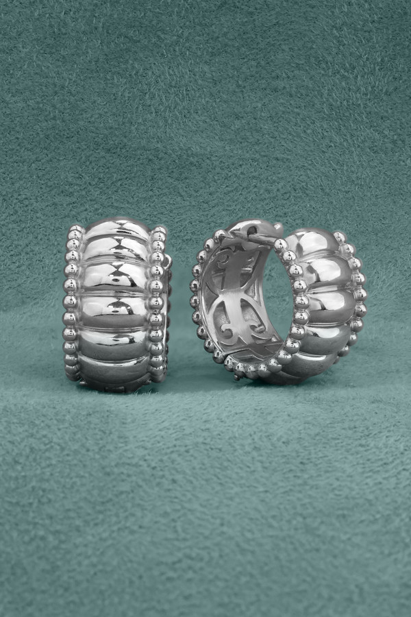 Серьги из белого золота 585 пробы