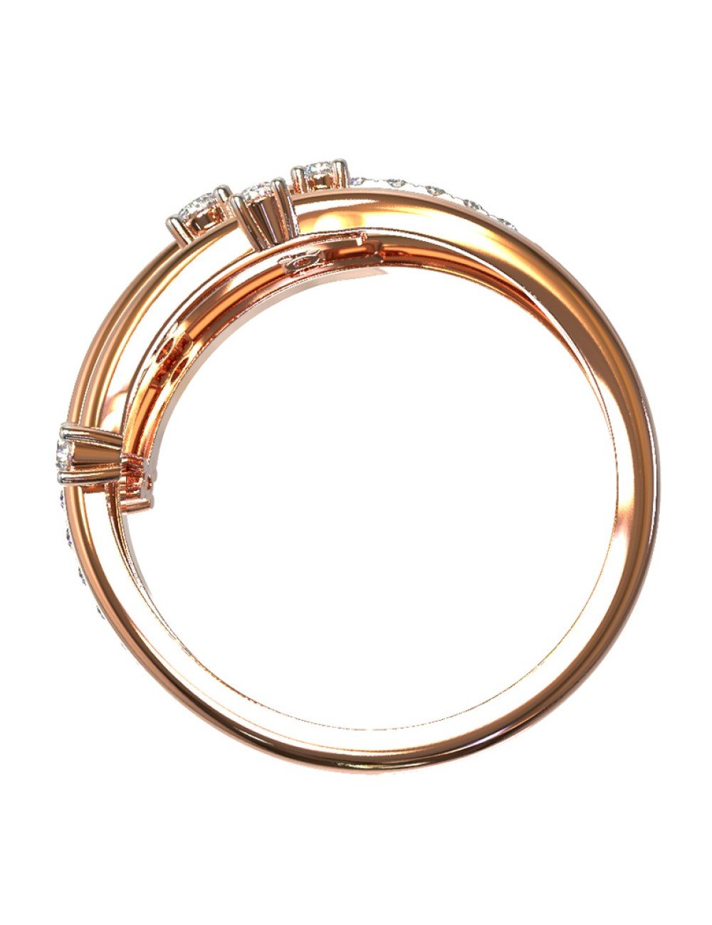 Кольцо из золота c бриллиантами