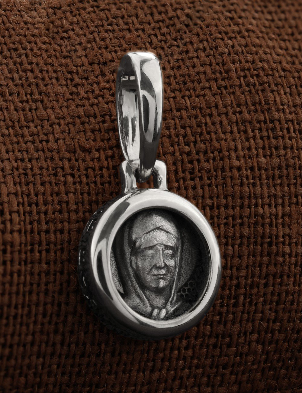 Образок из белого золота