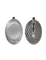 Серьги из белого золота