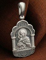 Образок из белого золота