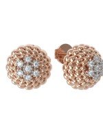 Серьги из золота c бриллиантами