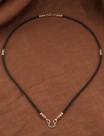 Шнурок шёлковый из золота c шёлковым шнурком