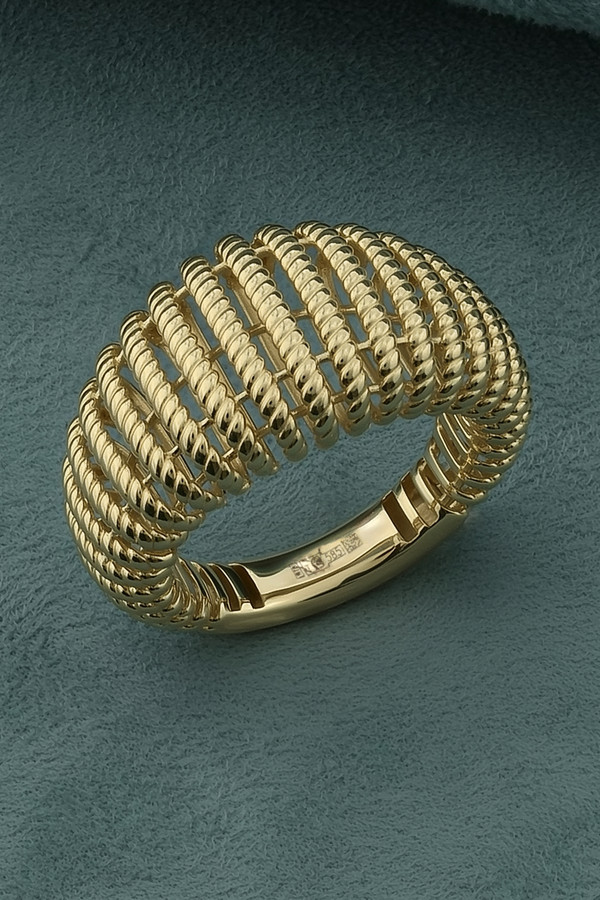 Кольцо из лимонного золота 585 пробы