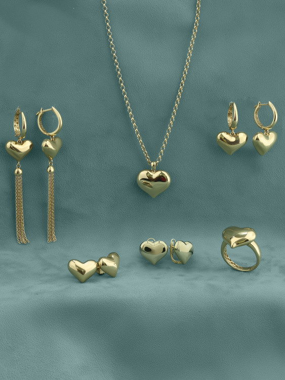 Серьги из лимонного золота 585 пробы