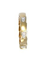 Кольцо из лимонного золота c бриллиантами