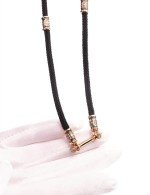 Шнурок шёлковый из золота c шёлковым шнурком