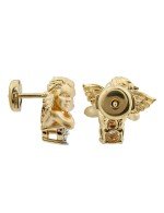 Серьги из золота c бриллиантами