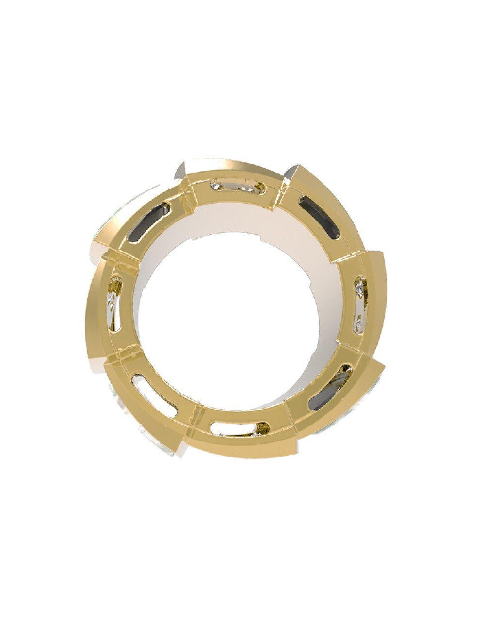 Подвеска из лимонного золота c бриллиантами и ониксом