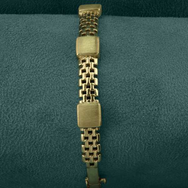 Браслет из лимонного золота 585 пробы