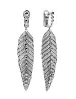 Серьги из белого золота