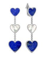 Серьги из белого золота 585 пробы
