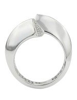 Кольцо из белого золота c бриллиантами