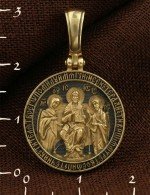 Образок из лимонного золота