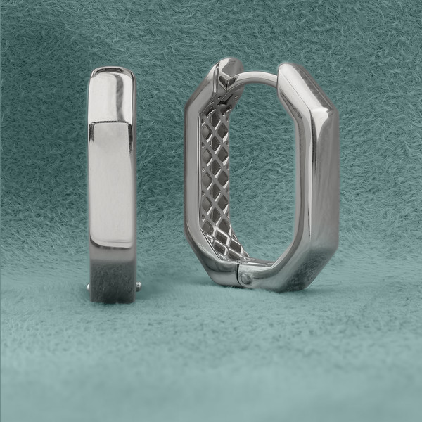 Серьги из белого золота 585 пробы