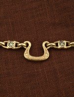 Цепь из лимонного золота c эмалью