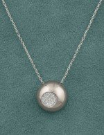 Колье из белого золота c бриллиантами