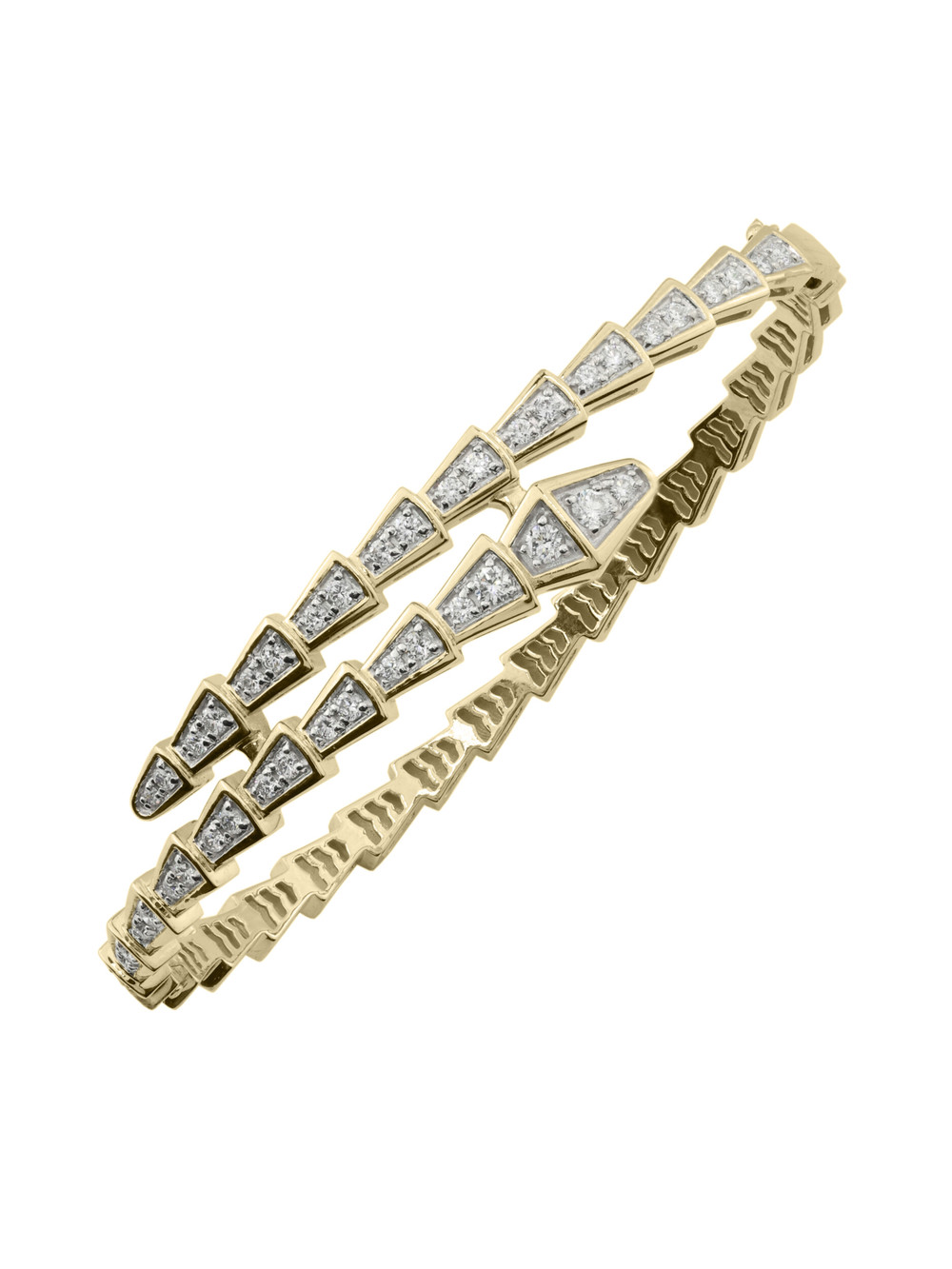 Браслет из лимонного золота 585 пробы c бриллиантами