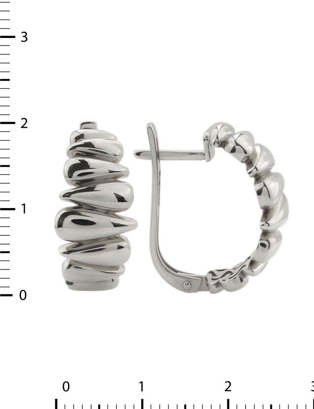 Серьги из белого золота