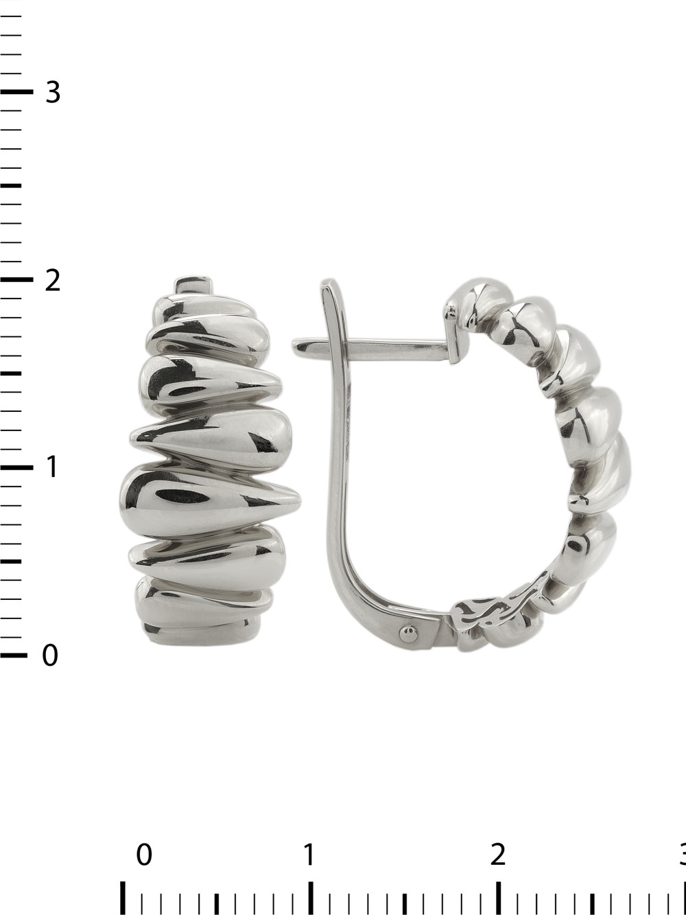 Серьги из белого золота 585 пробы