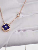 Колье из золота c бриллиантами и лазуритом