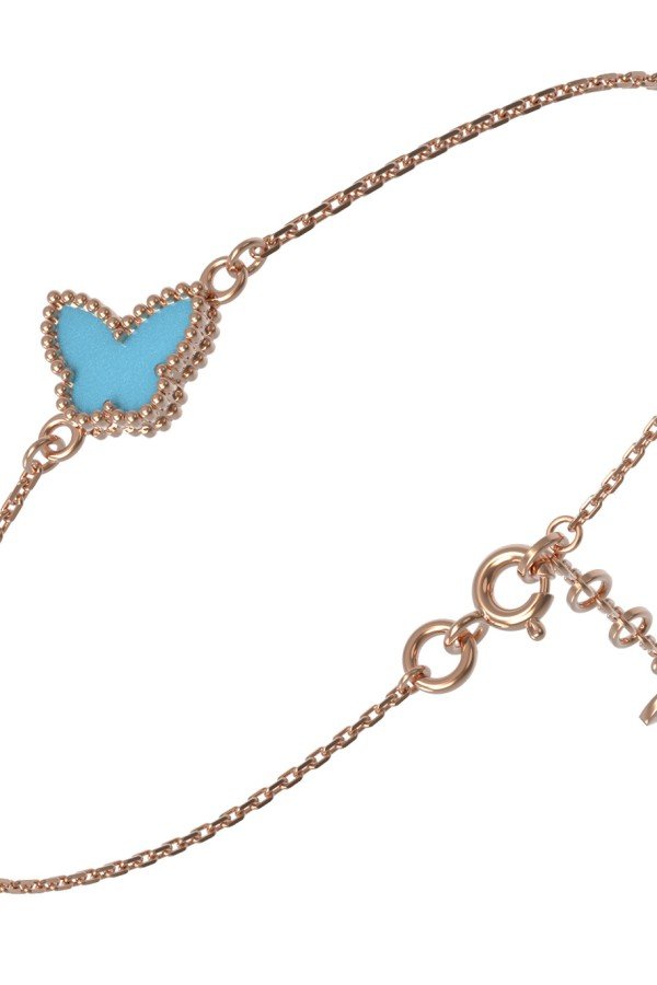 Браслет из золота c бирюзой