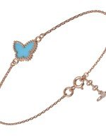 Браслет из золота c бирюзой