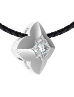 Подвеска из белого золота c бриллиантами