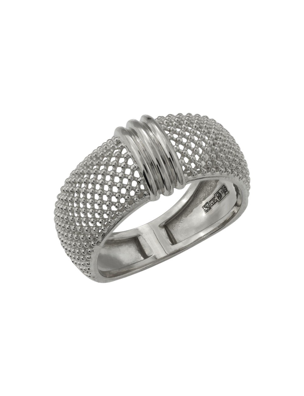 Кольцо из белого золота