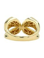 Кольцо из лимонного золота