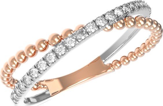 Кольцо из золота c бриллиантами