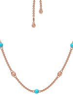 Колье из золота c бирюзой