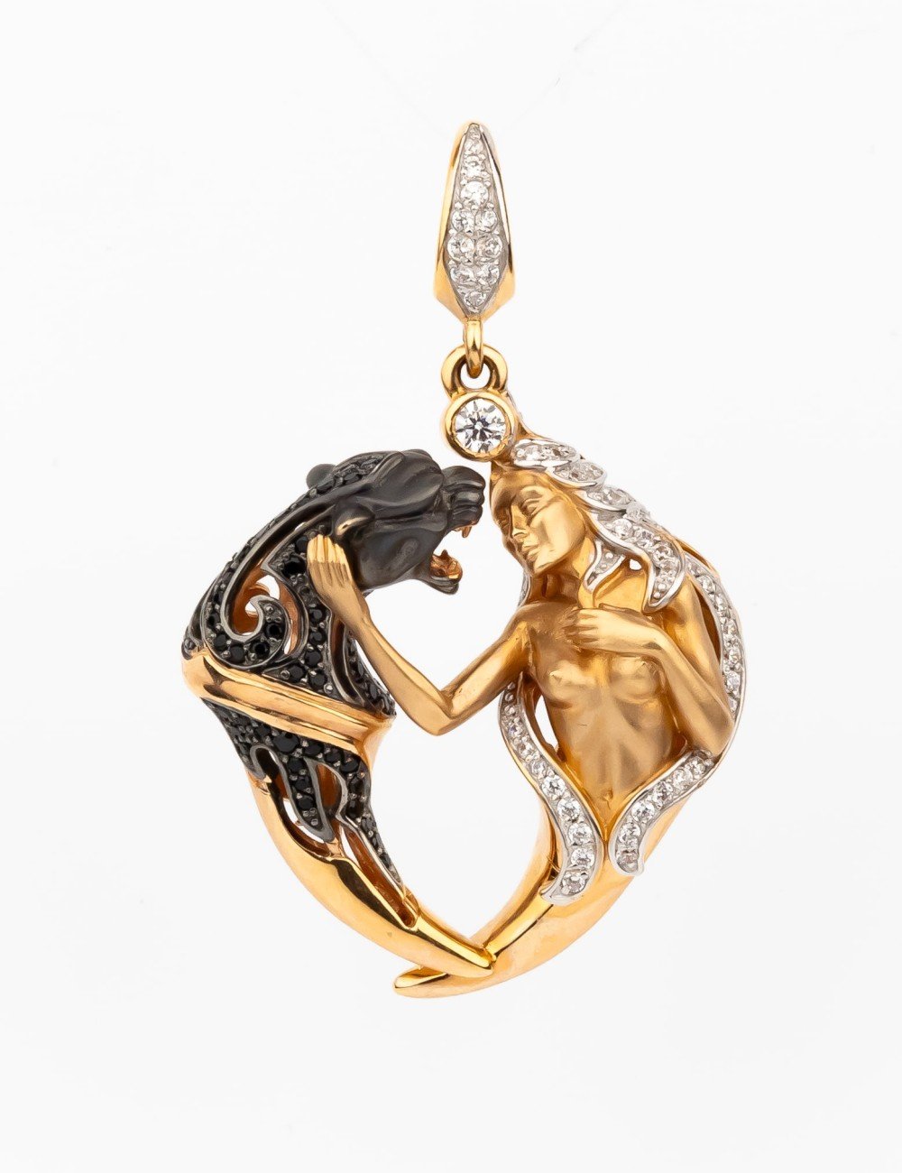 Подвеска из золота c фианитом