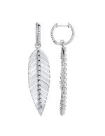 Серьги из белого золота