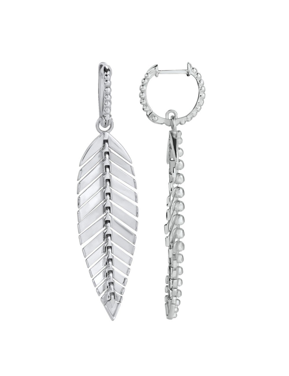 Серьги из белого золота