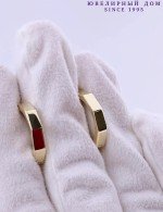 Серьги из лимонного золота 585 пробы