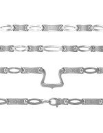 Цепь из белого золота