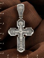 Крест из белого золота