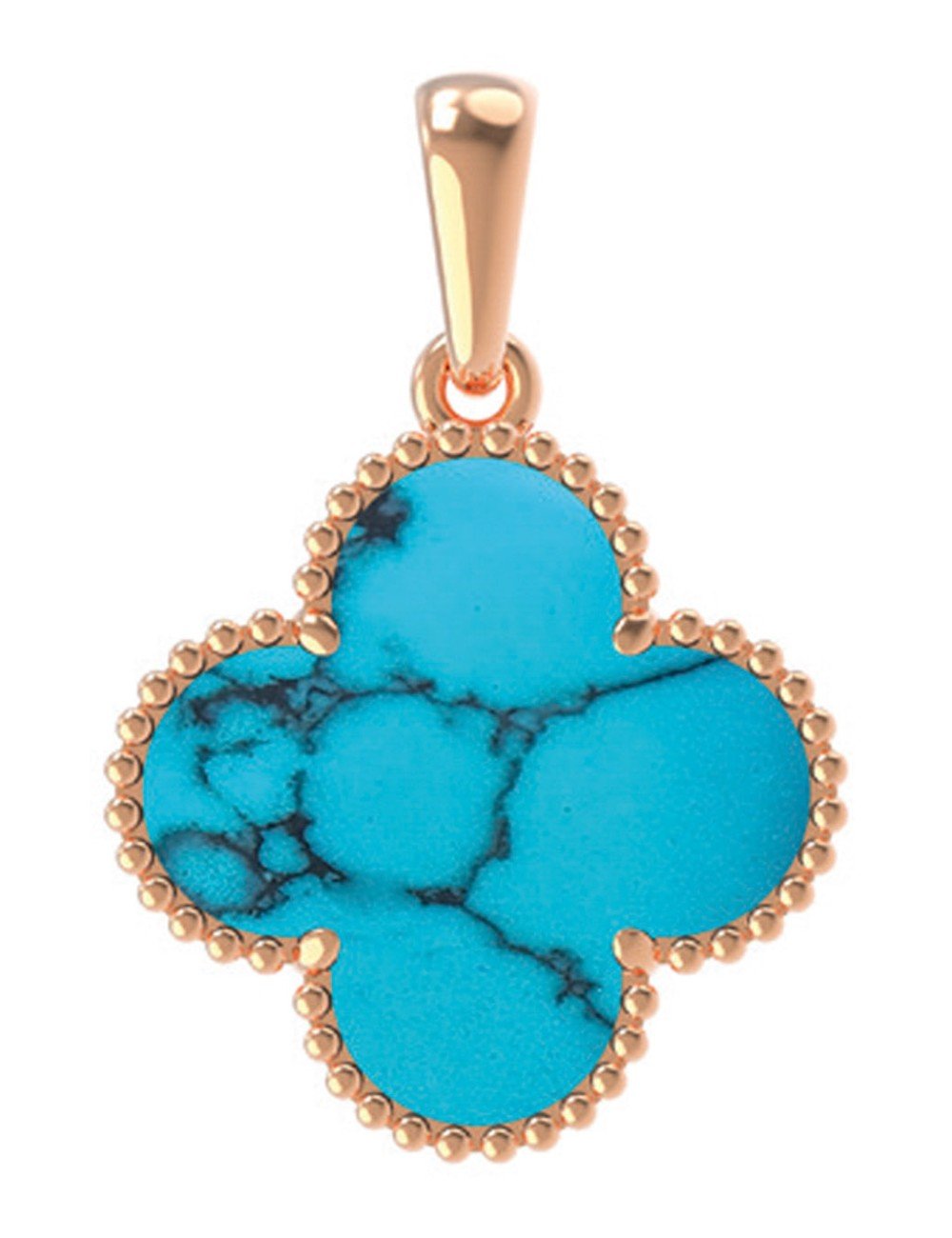 Подвеска из золота c бирюзой