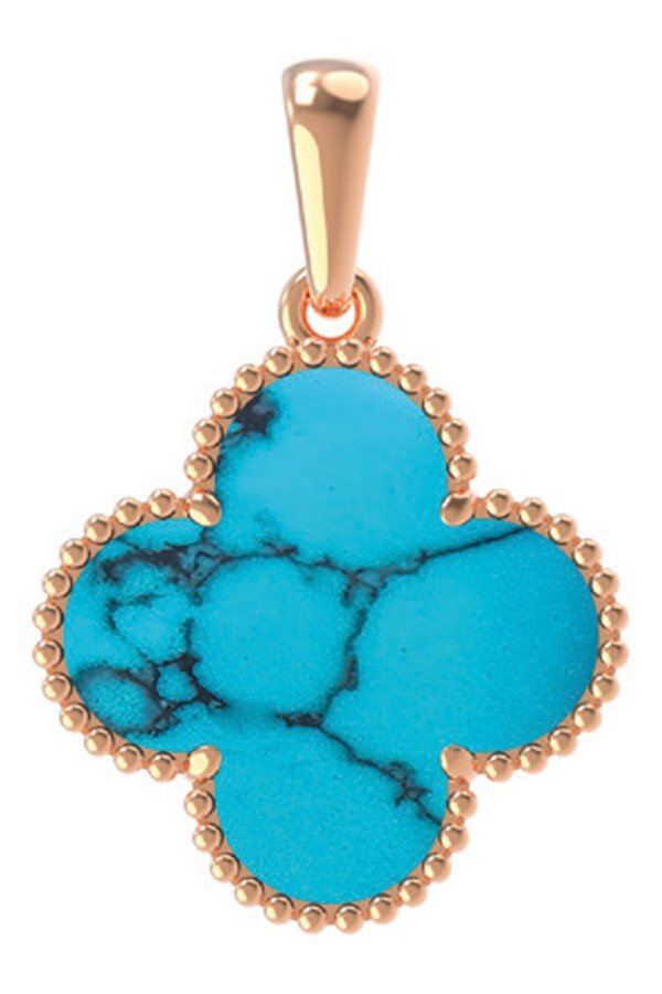 Подвеска из золота c бирюзой