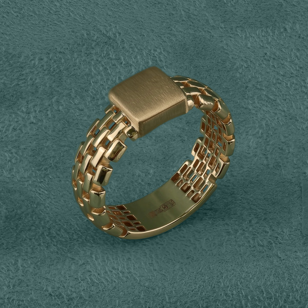 Кольцо из красного золота 585 пробы