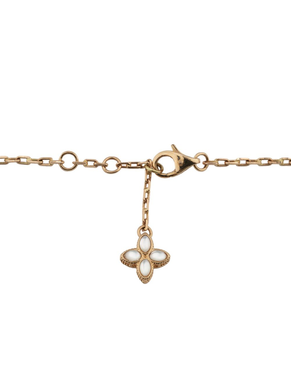 Браслет из золота c бриллиантами и перламутром