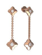 Серьги из золота c бриллиантами