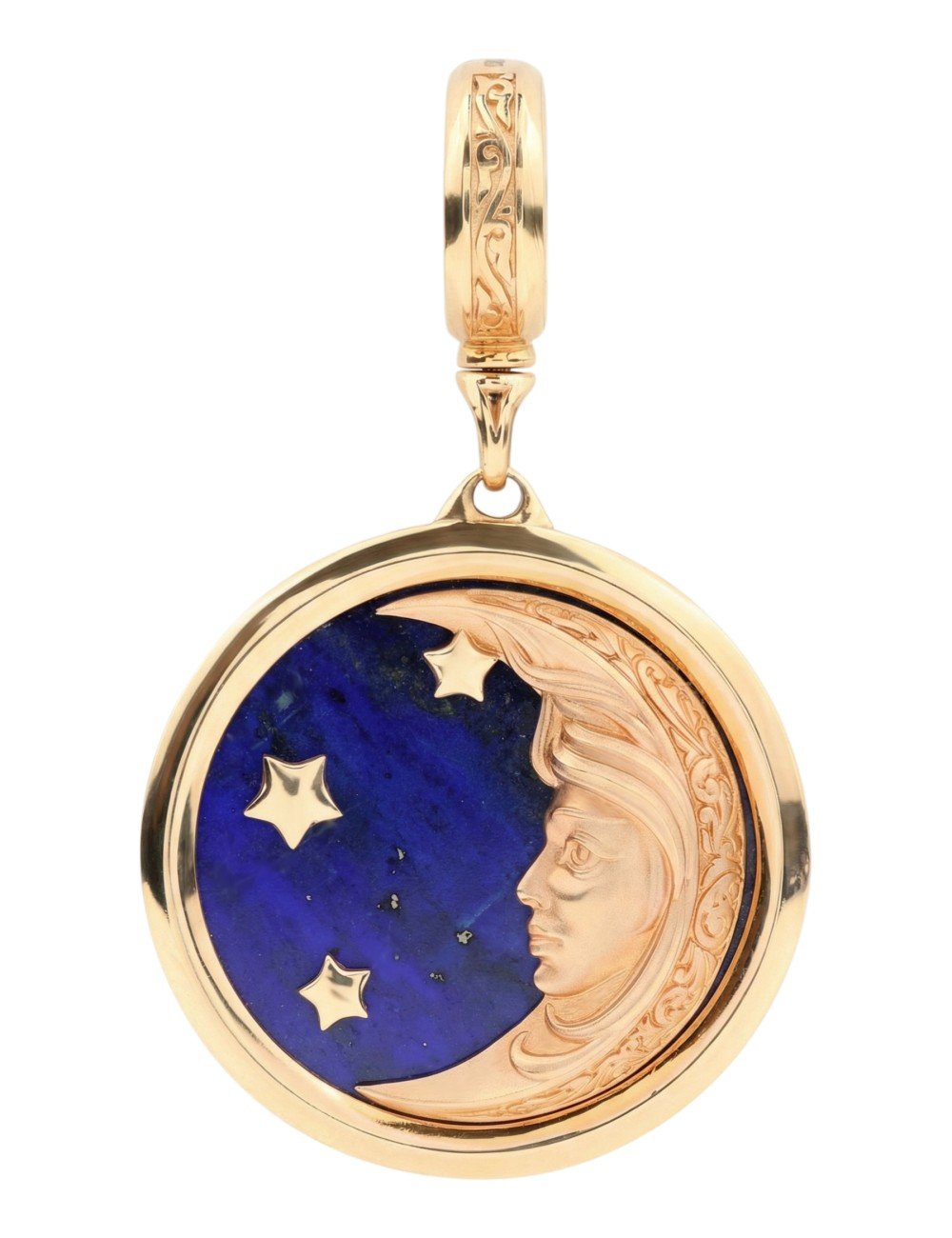 Подвеска из золота c лазуритом